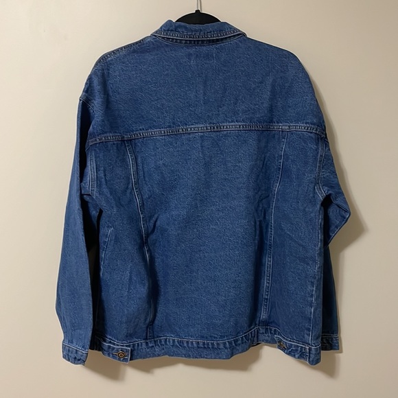 Edikted - Dalia Oversized Denim Jacket - Dark Blue - XS - Picture 3 of 4